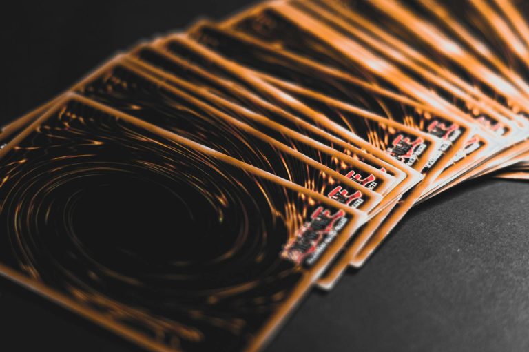 A Close-Up Shot of Yu-Gi-Oh Cards